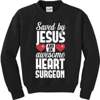 Open Heart Surgery Survivor Jesus Bypass Recovery Kids Sweatshirt