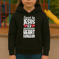 Open Heart Surgery Survivor Jesus Bypass Recovery Kids Hoodie