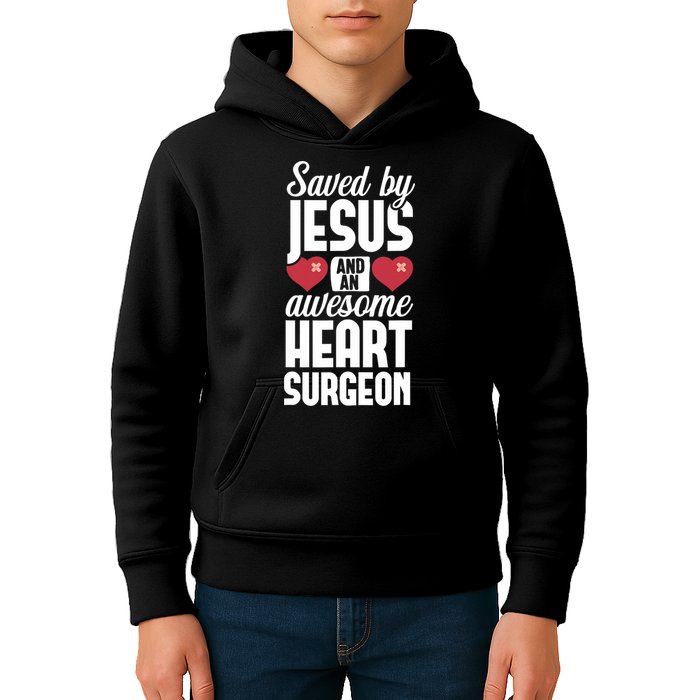 Open Heart Surgery Survivor Jesus Bypass Recovery Kids Hoodie