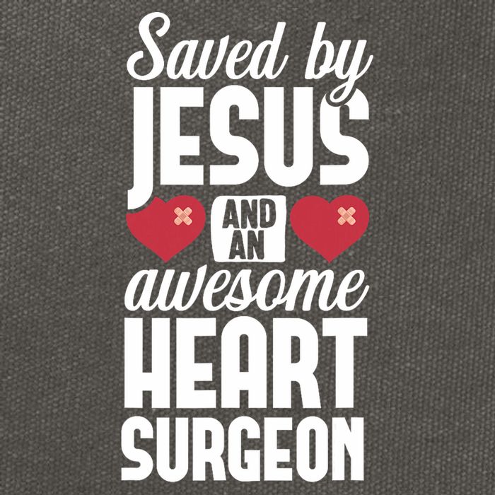 Open Heart Surgery Survivor Jesus Bypass Recovery Cotton Canvas Backpack