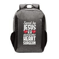 Open Heart Surgery Survivor Jesus Bypass Recovery Vector Backpack