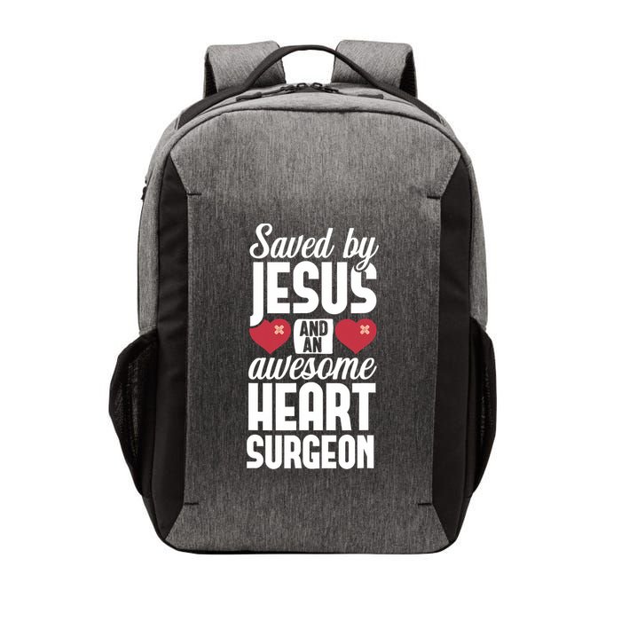 Open Heart Surgery Survivor Jesus Bypass Recovery Vector Backpack