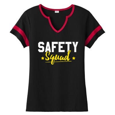 Occupational Health Safety Officer Manager Supervisor Squad Ladies Halftime Notch Neck Tee