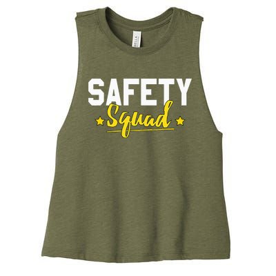 Occupational Health Safety Officer Manager Supervisor Squad Women's Racerback Cropped Tank