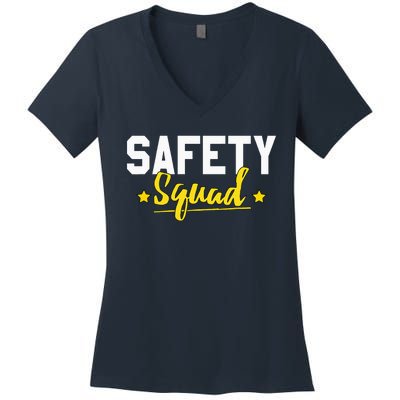 Occupational Health Safety Officer Manager Supervisor Squad Women's V-Neck T-Shirt