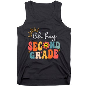 Oh Hey Second Grade Teacher Student 2nd Grade Back To School Tank Top