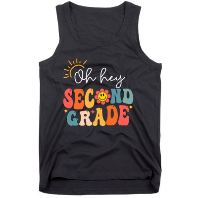 Oh Hey Second Grade Teacher Student 2nd Grade Back To School Tank Top