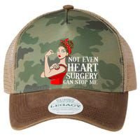 Open Heart Surgery Not Even Heart Surgery Can Stop Me Legacy Tie Dye Trucker Hat