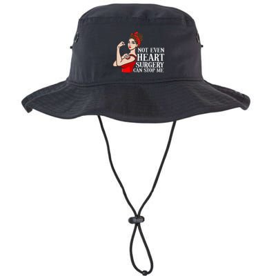 Open Heart Surgery Not Even Heart Surgery Can Stop Me Bucket Hat