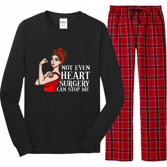 Open Heart Surgery Not Even Heart Surgery Can Stop Me Long Sleeve Pajama Set