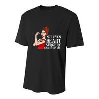 Open Heart Surgery Not Even Heart Surgery Can Stop Me Youth Performance Sprint T-Shirt
