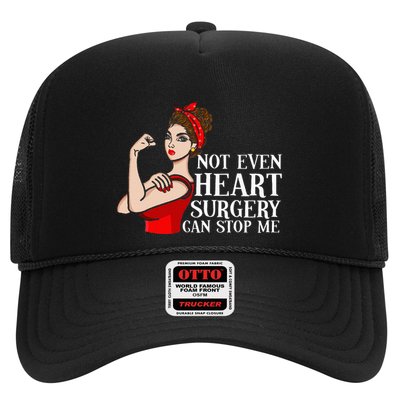 Open Heart Surgery Not Even Heart Surgery Can Stop Me Trucker Hat