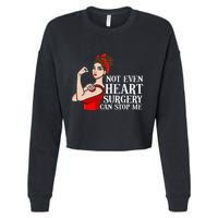 Open Heart Surgery Not Even Heart Surgery Can Stop Me Cropped Pullover Crew