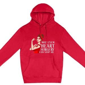 Open Heart Surgery Not Even Heart Surgery Can Stop Me Premium Pullover Hoodie