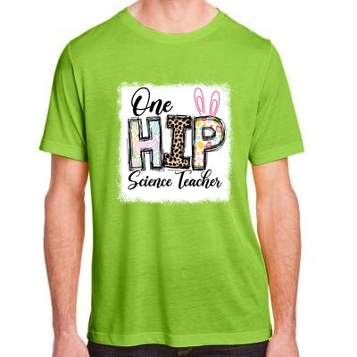 One Hip Science Teacher Leopard Teacher Easter Day Gift Adult ChromaSoft Performance T-Shirt