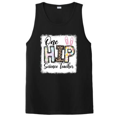 One Hip Science Teacher Leopard Teacher Easter Day Gift PosiCharge Competitor Tank