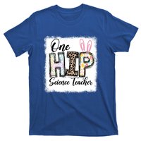 One Hip Science Teacher Leopard Teacher Easter Day Gift T-Shirt