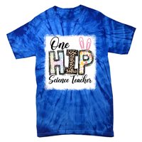 One Hip Science Teacher Leopard Teacher Easter Day Gift Tie-Dye T-Shirt