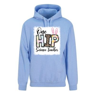 One Hip Science Teacher Leopard Teacher Easter Day Gift Unisex Surf Hoodie