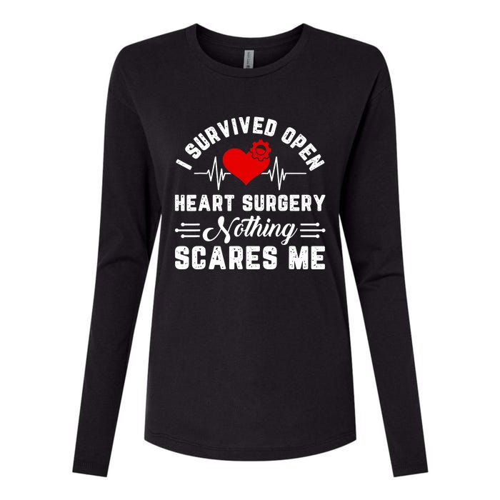 Open Heart Surgery Warrior Gift For Heart Patients Survivor Womens Cotton Relaxed Long Sleeve T-Shirt