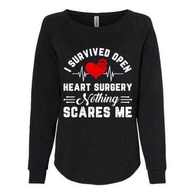 Open Heart Surgery Warrior Gift For Heart Patients Survivor Womens California Wash Sweatshirt