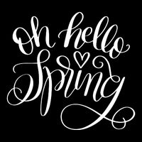 Oh Hello Spring Quote Apron