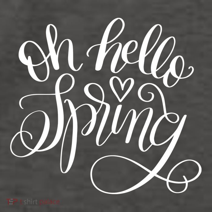 Oh Hello Spring Quote Vector Backpack