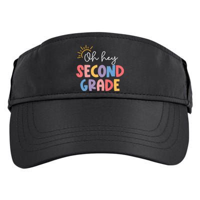 Oh Hey Second Grade Teacher Student 2nd Grade Back To School Adult Drive Performance Visor