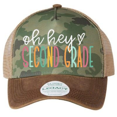 Oh Hey Second Grade Cute 2nd Grade Team Legacy Tie Dye Trucker Hat