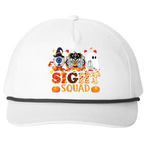 Optometrist Halloween Sight Squad Witch Pumpkin Optician Snapback Five-Panel Rope Hat