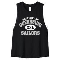 Oceanside High School Women's Racerback Cropped Tank