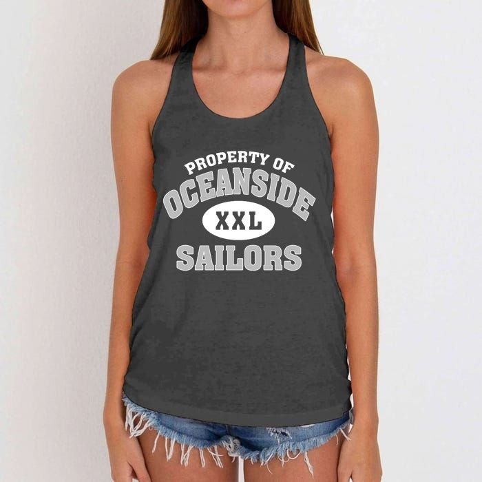 Oceanside High School Women's Knotted Racerback Tank