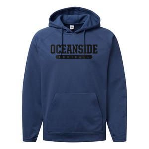 Oceanside High School Football Performance Fleece Hoodie