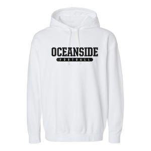 Oceanside High School Football Garment-Dyed Fleece Hoodie