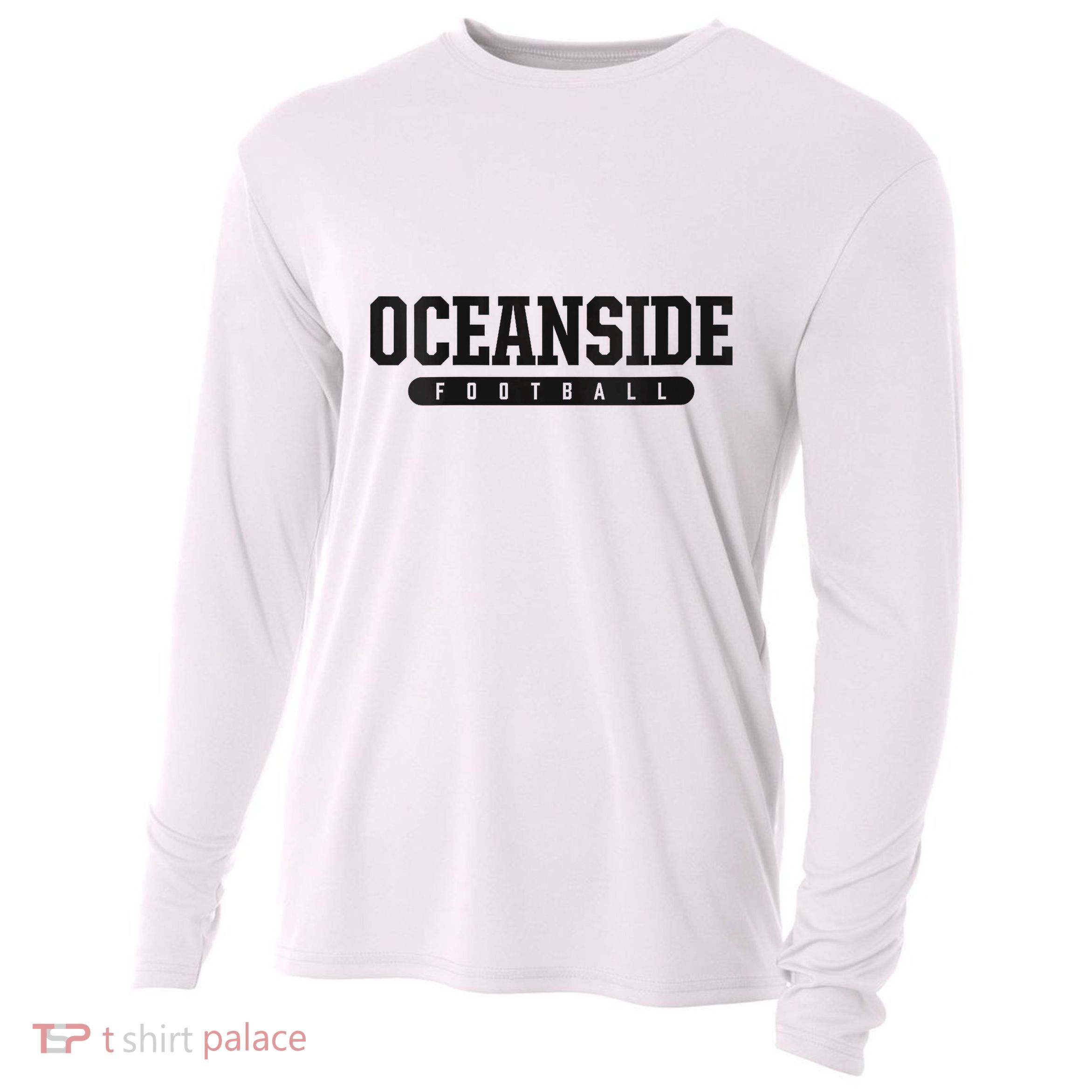 Oceanside High School Football Cooling Performance Long Sleeve Crew