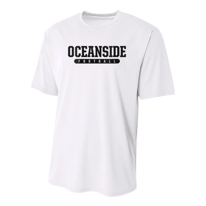 Oceanside High School Football Youth Performance Sprint T-Shirt