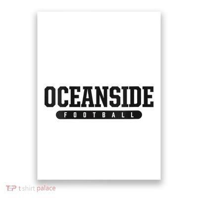 Oceanside High School Football Poster