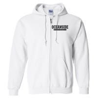 Oceanside High School Football Full Zip Hoodie