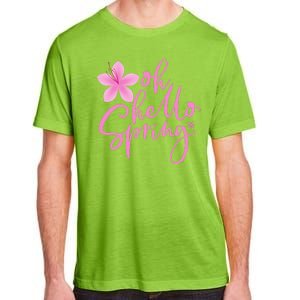 Oh Hello Spring Cute Adult ChromaSoft Performance T-Shirt