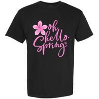 Oh Hello Spring Cute Garment-Dyed Heavyweight T-Shirt