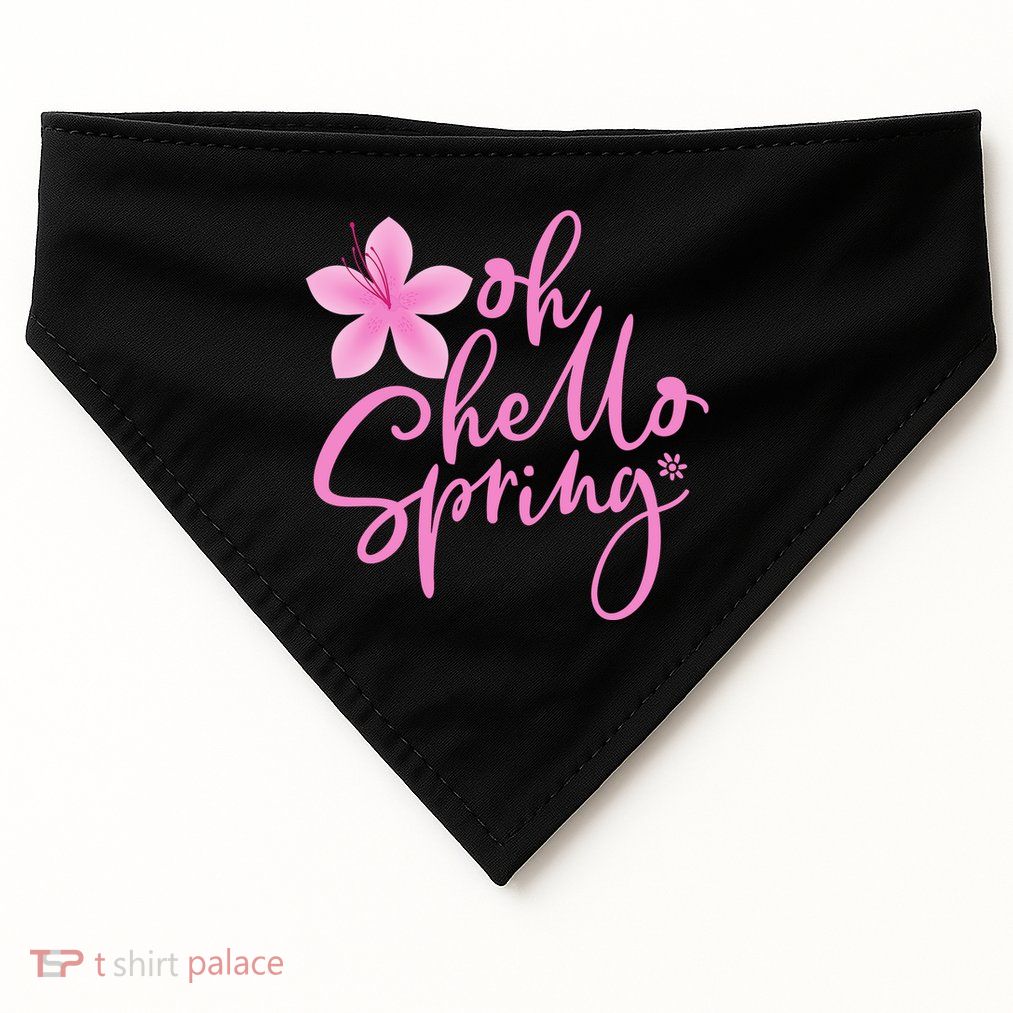 Oh Hello Spring Cute USA-Made Doggie Bandana