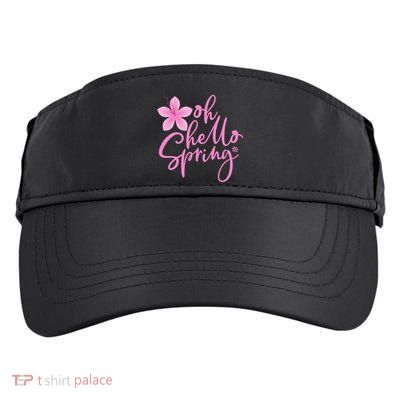 Oh Hello Spring Cute Adult Drive Performance Visor