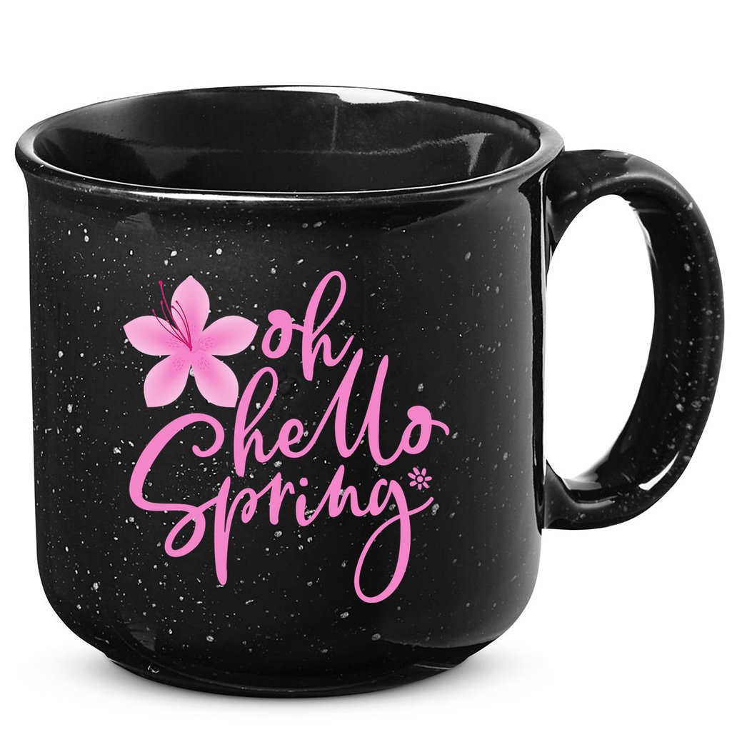 Oh Hello Spring Cute 15oz Campfire Ceramic Mug
