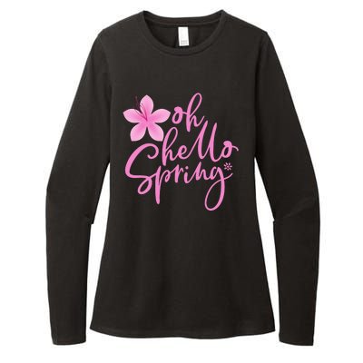 Oh Hello Spring Cute Womens CVC Long Sleeve Shirt