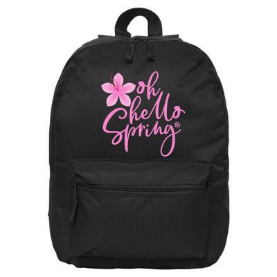 Oh Hello Spring Cute 16 in Basic Backpack