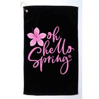 Oh Hello Spring Cute Golf Towel