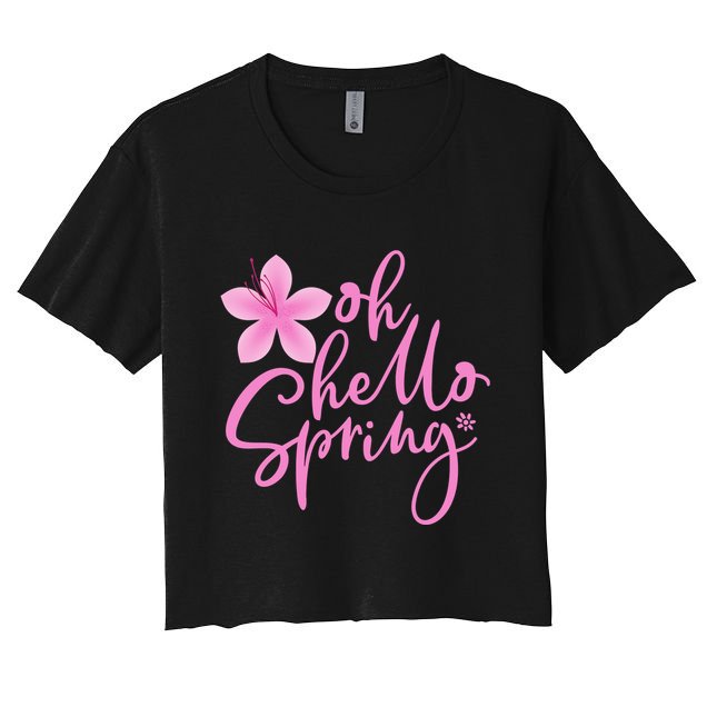 Oh Hello Spring Cute Crop Top