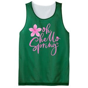 Oh Hello Spring Cute Mesh Reversible Basketball Jersey Tank