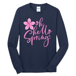 Oh Hello Spring Cute Tall Long Sleeve T-Shirt