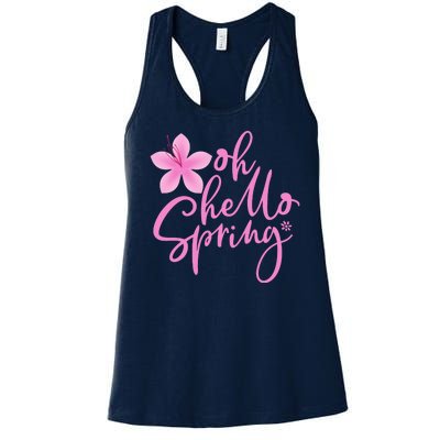 Oh Hello Spring Cute Women's Racerback Tank